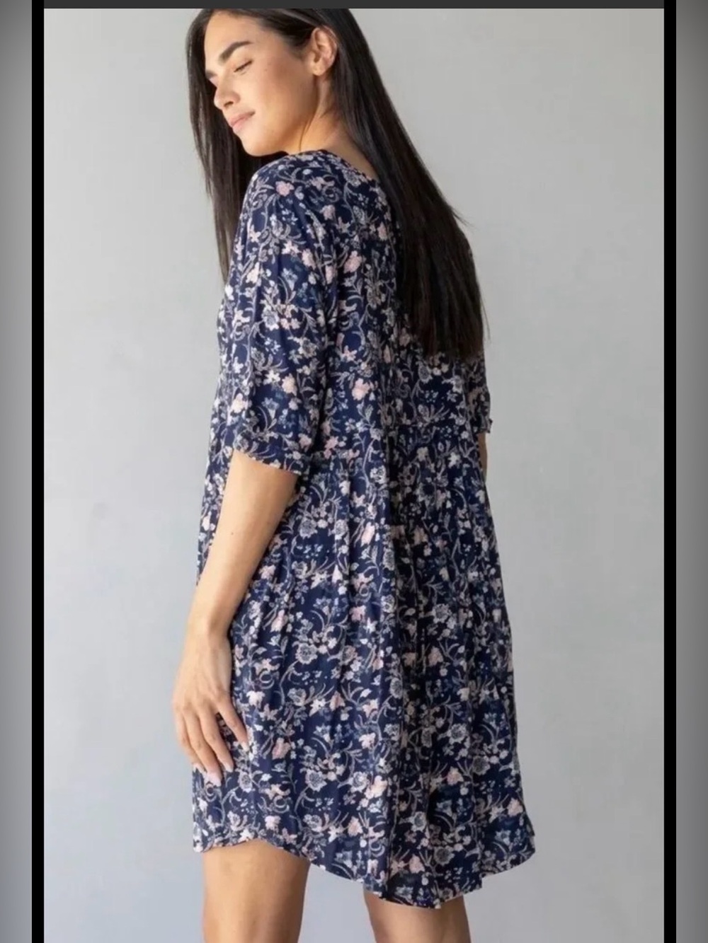 NATURAL LIFE Coastal Cowgirl Mini Babydoll Dress Size Medium
